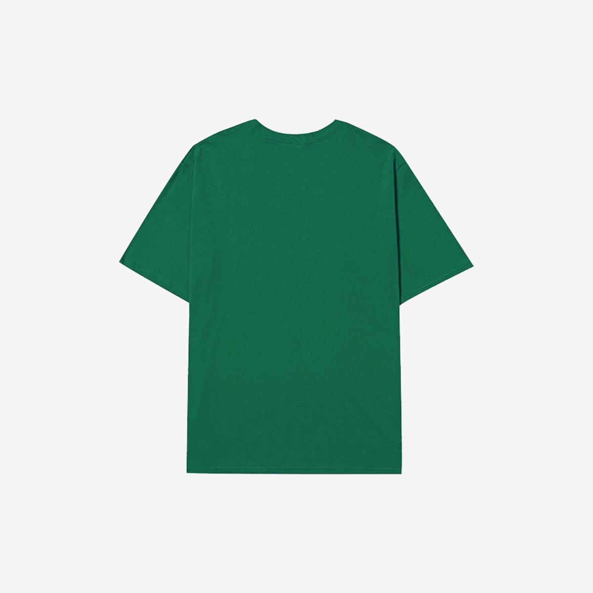 月桂葉LOGO短袖T恤（綠色）