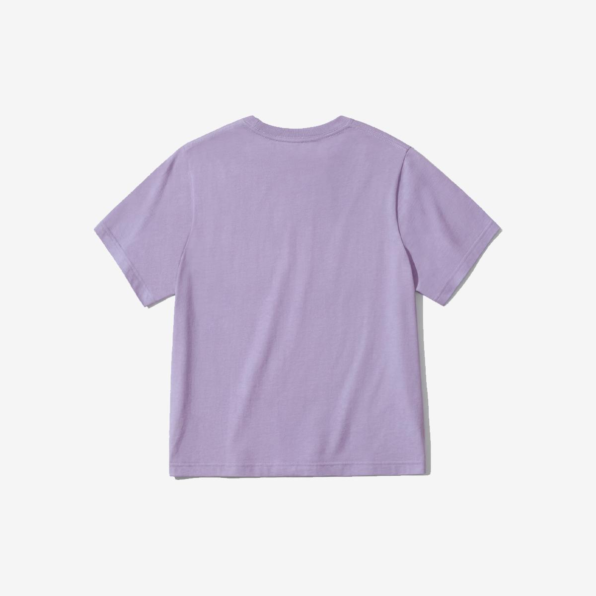 《BLACKPINK Rose’同款》SIGNATURE短袖T恤（淺紫色）