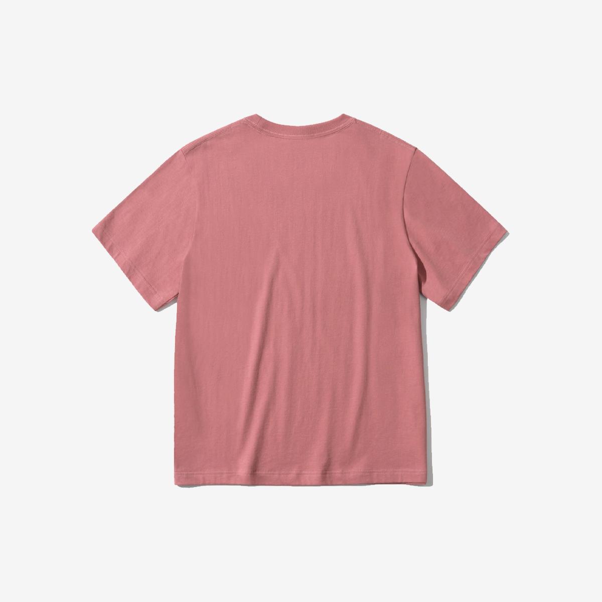 《BLACKPINK Rose’同款》SIGNATURE短袖T恤（粉紅色）