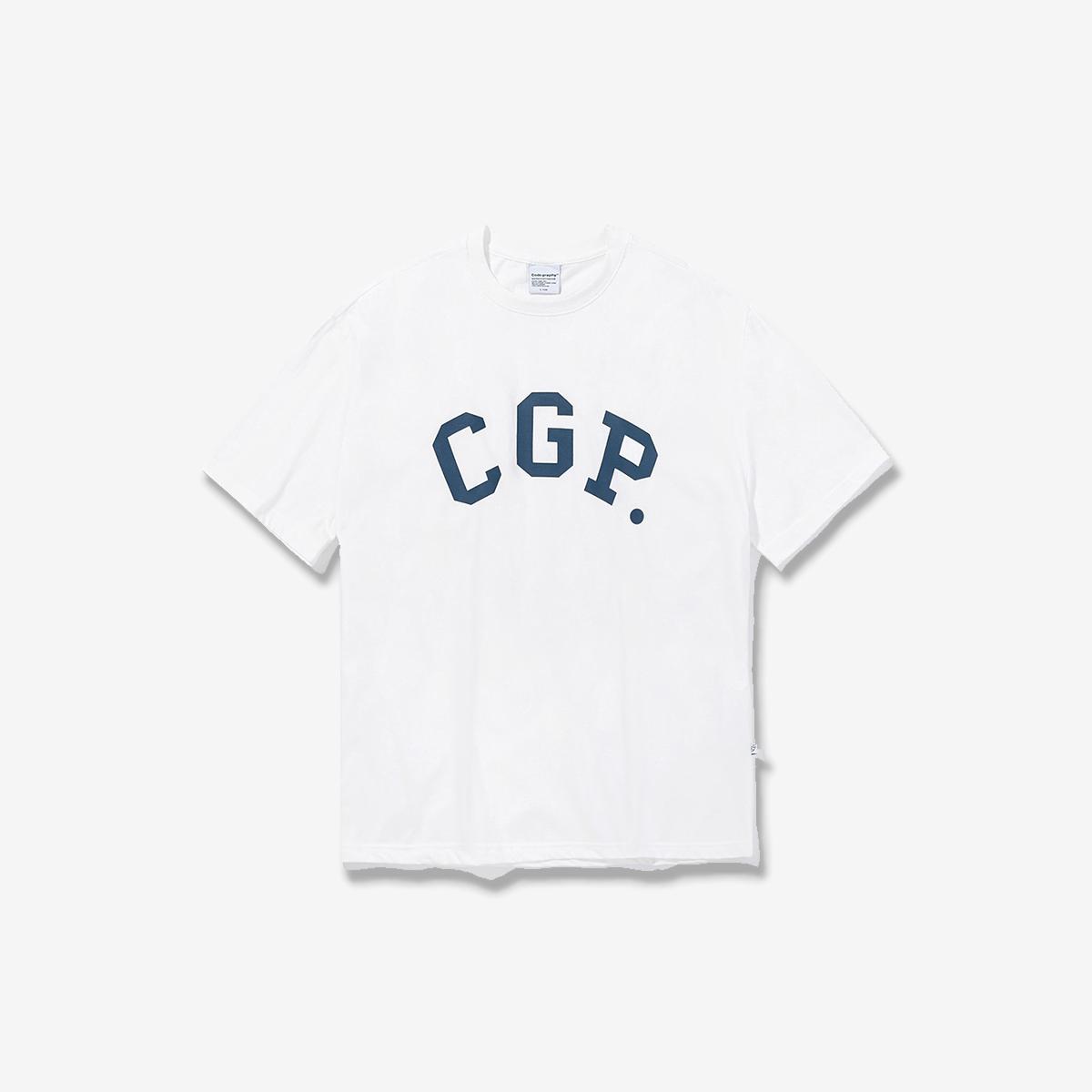 簡約弧形CGP LOGO短袖T恤