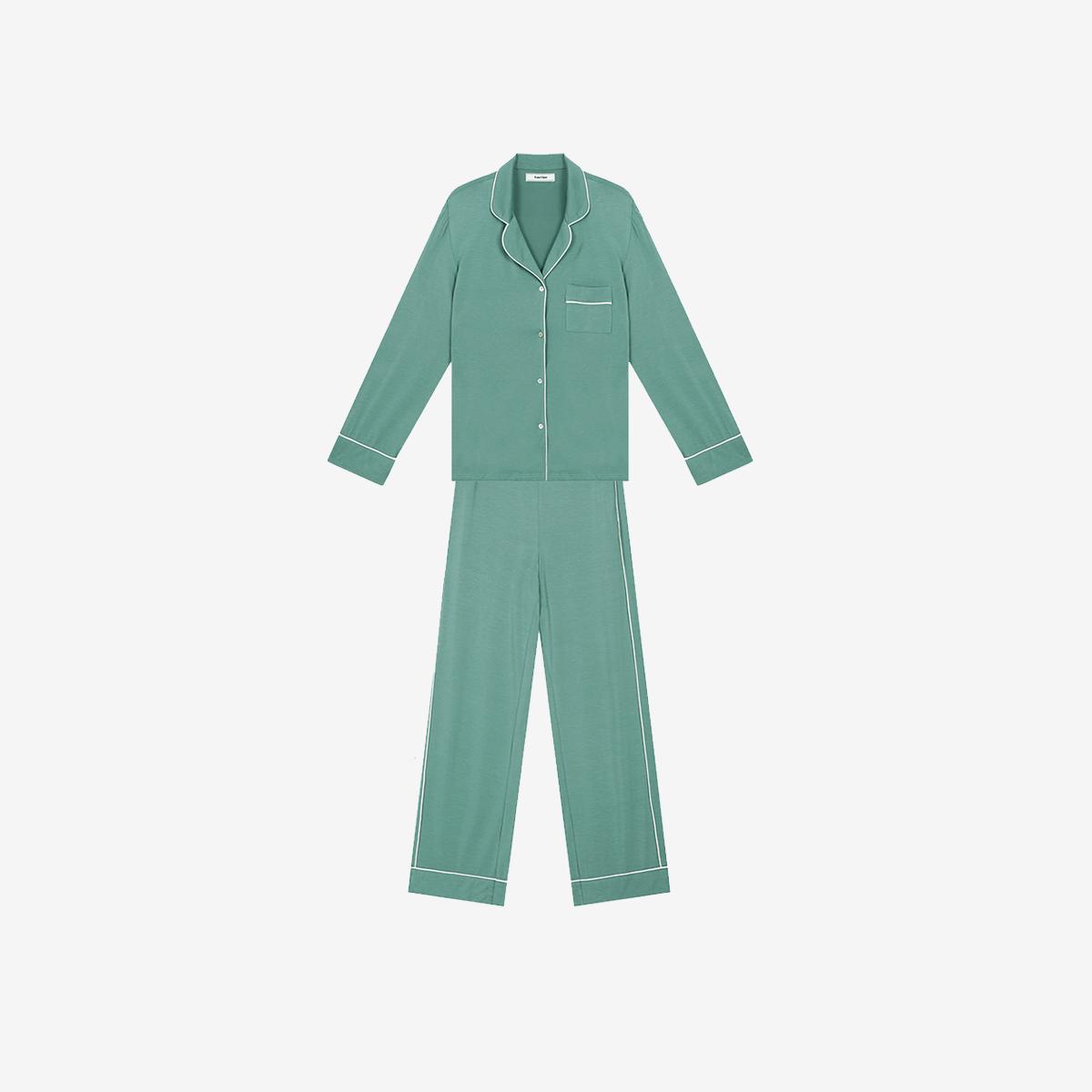 Midnight Green Pajama Set