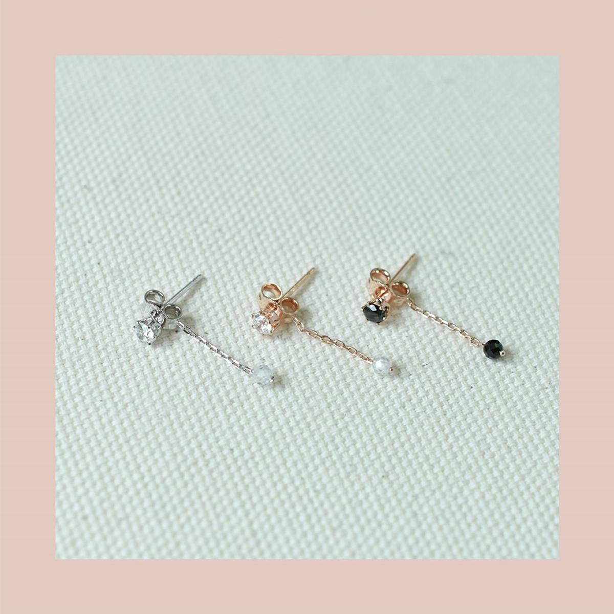 Millie Earrings (Rose Gold)