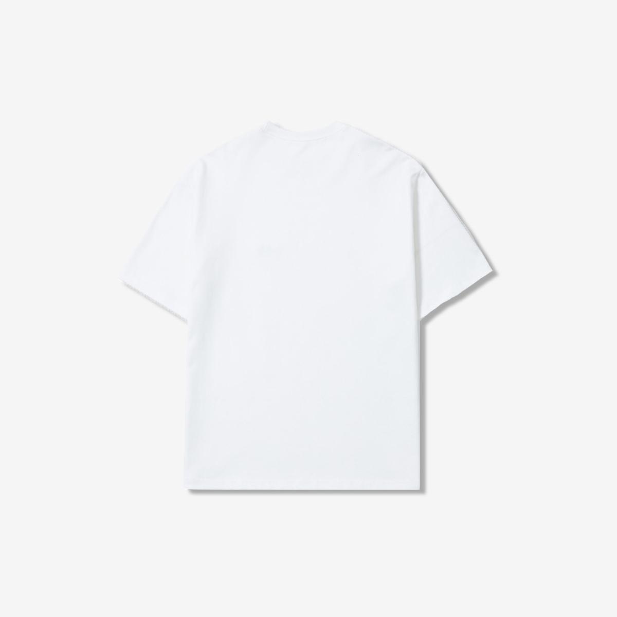 muah文字LOGO短袖T恤（白色）