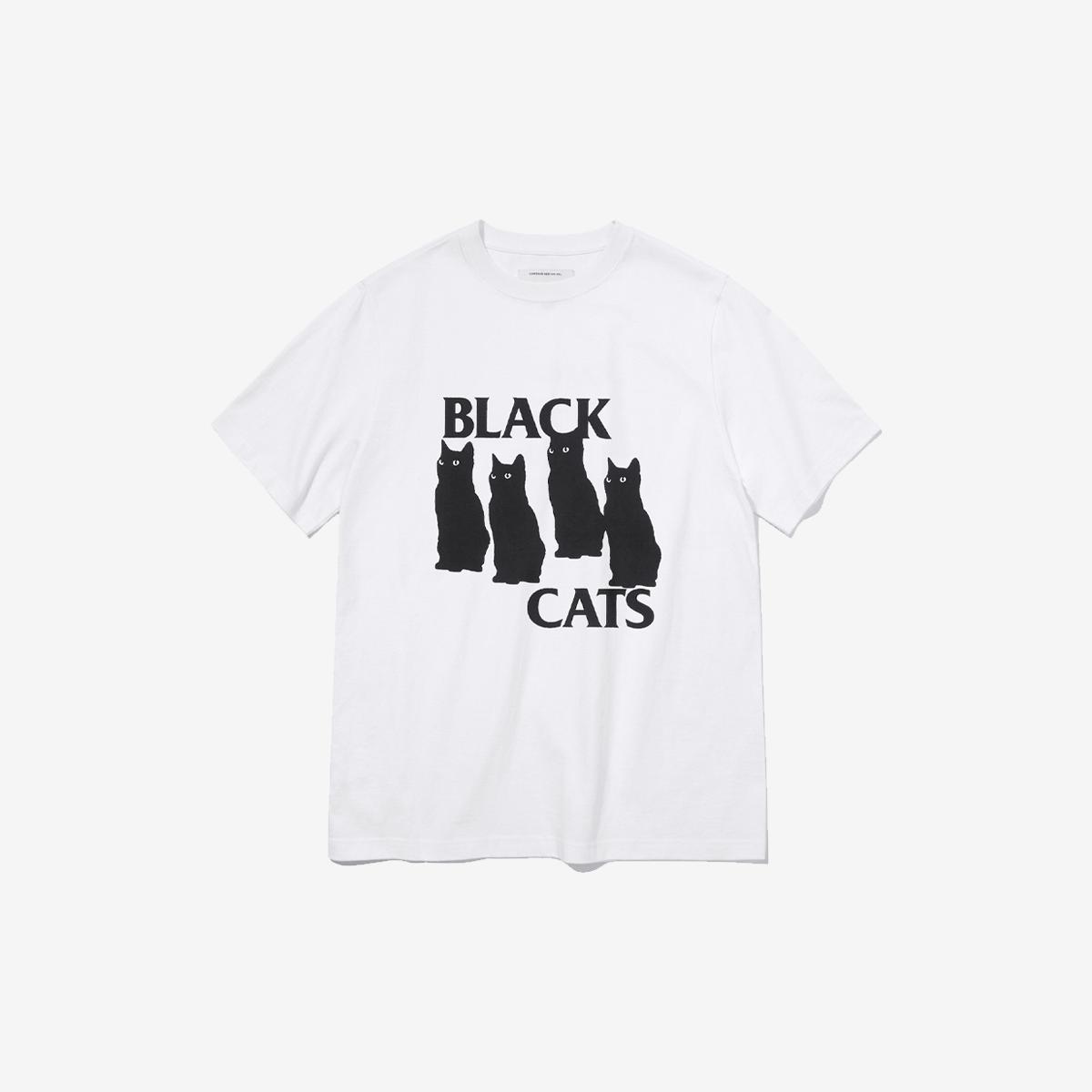 BLACK CAT短袖T恤（白色）