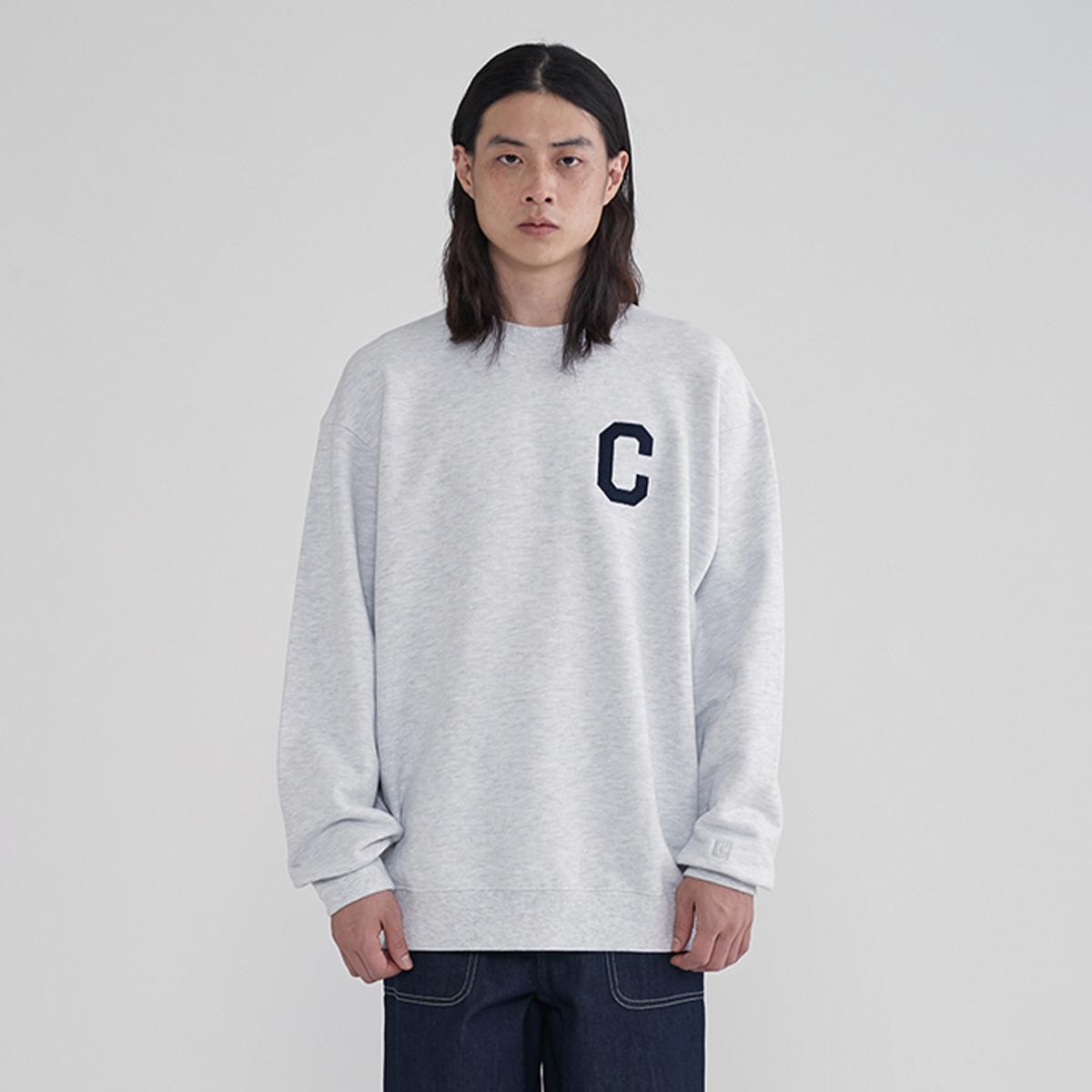 C Logo Sweater (Light Grey)