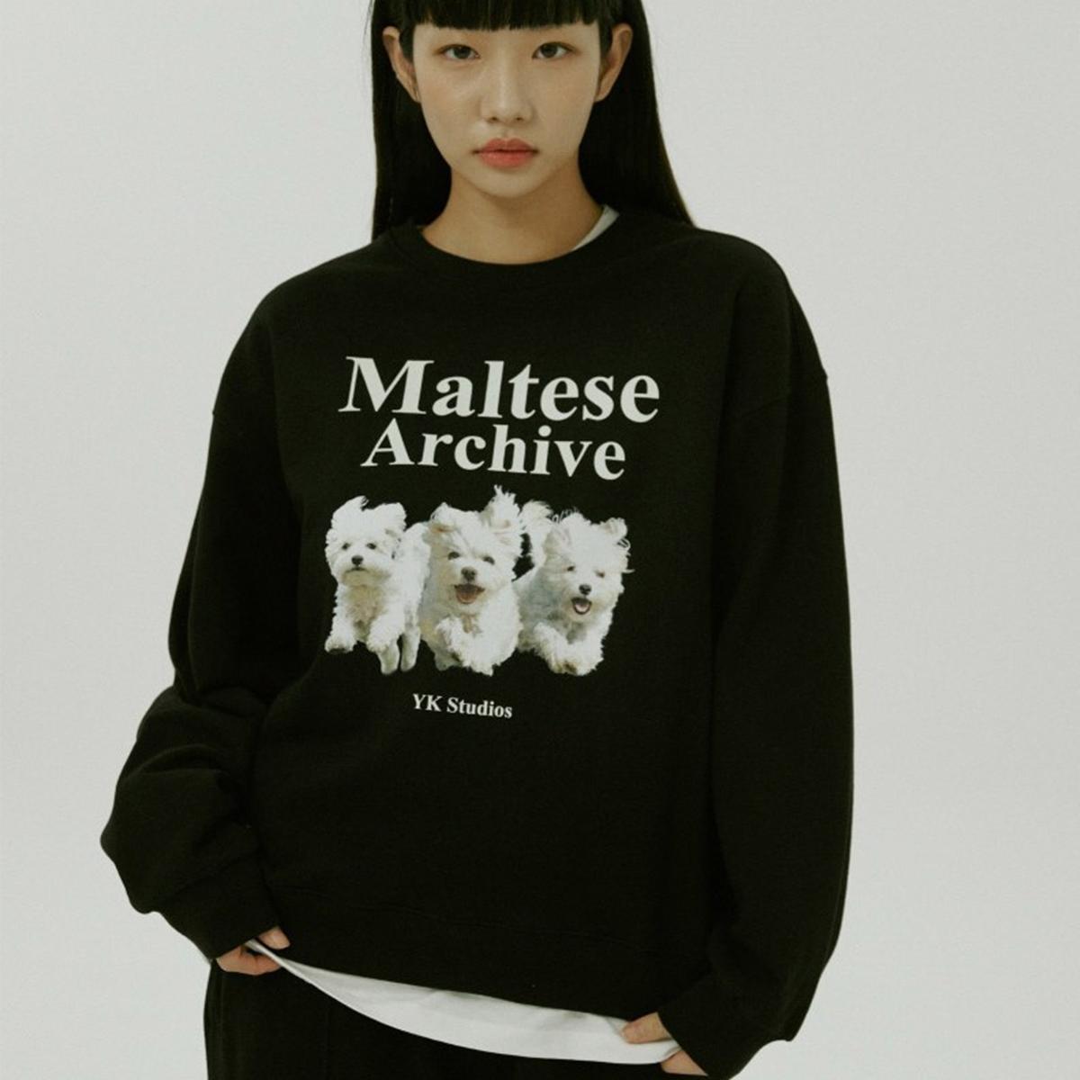 Maltese Archive Sweatshirt (Black)
