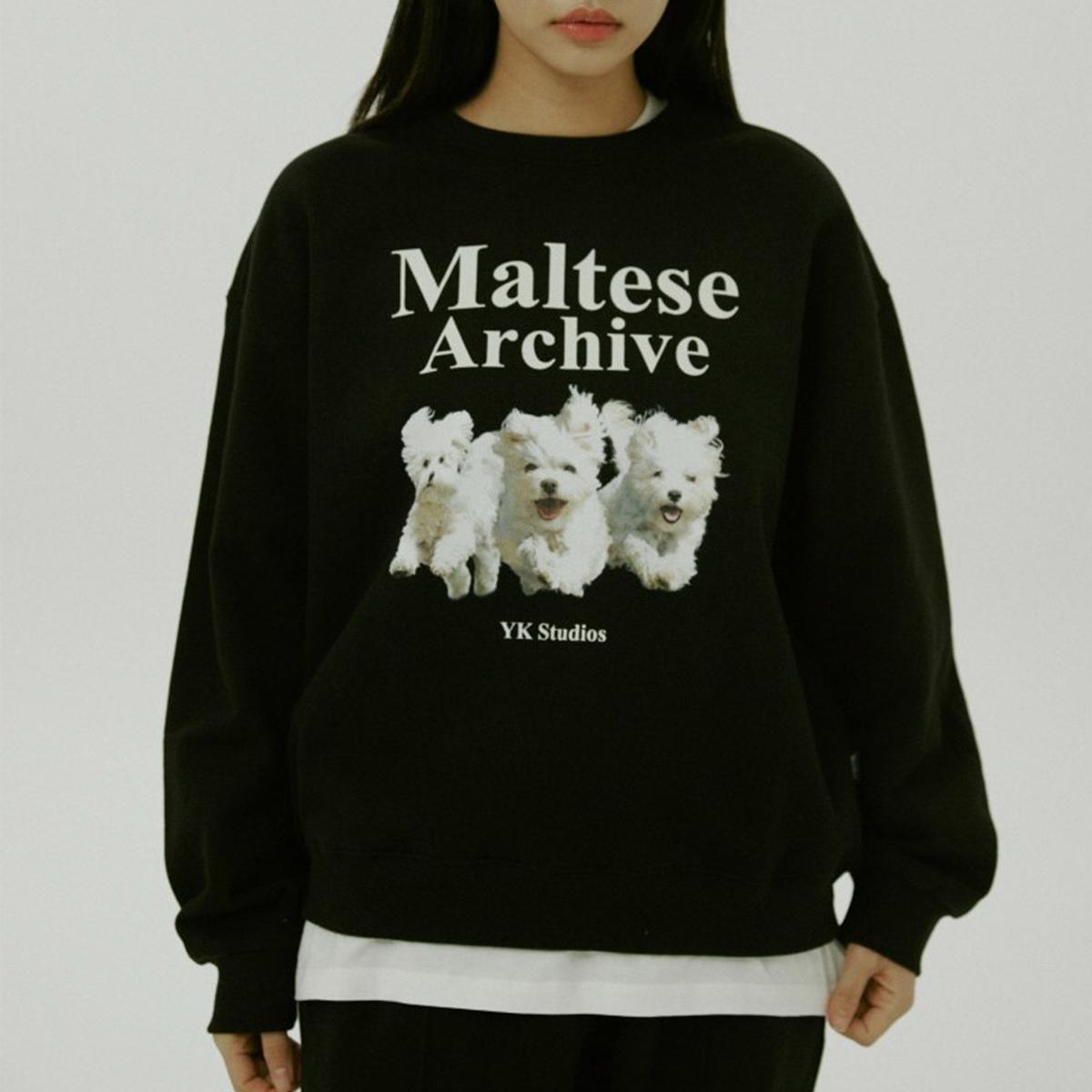 Maltese Archive Sweatshirt (Black)