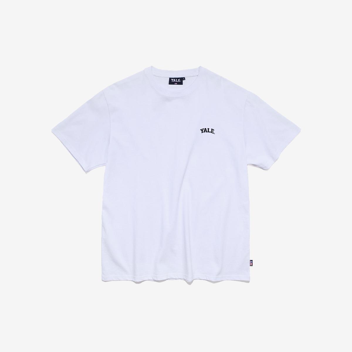 弧形小LOGO短袖T恤兩件組（白色/白色）