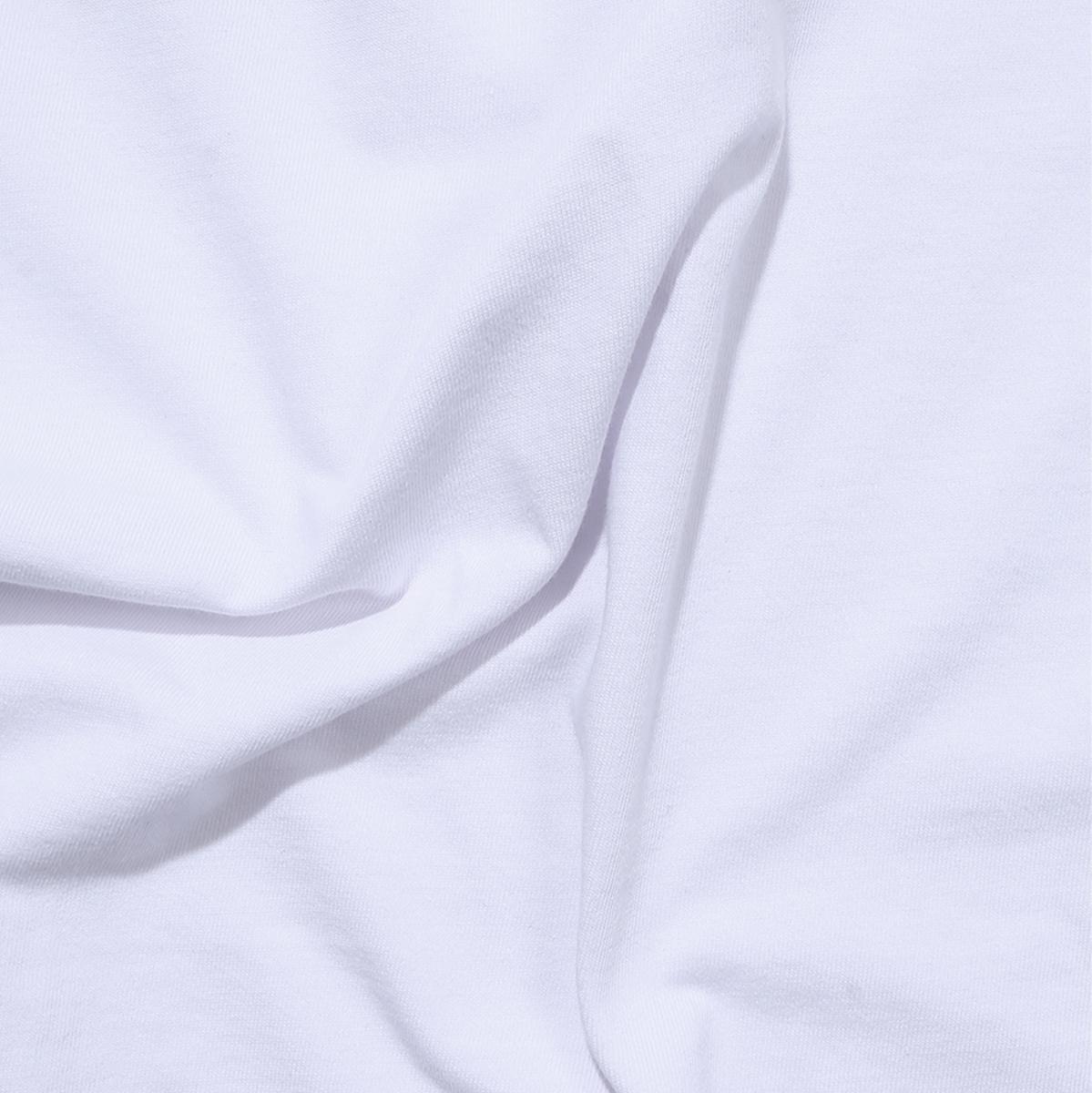 弧形小LOGO短袖T恤兩件組（白色/白色）