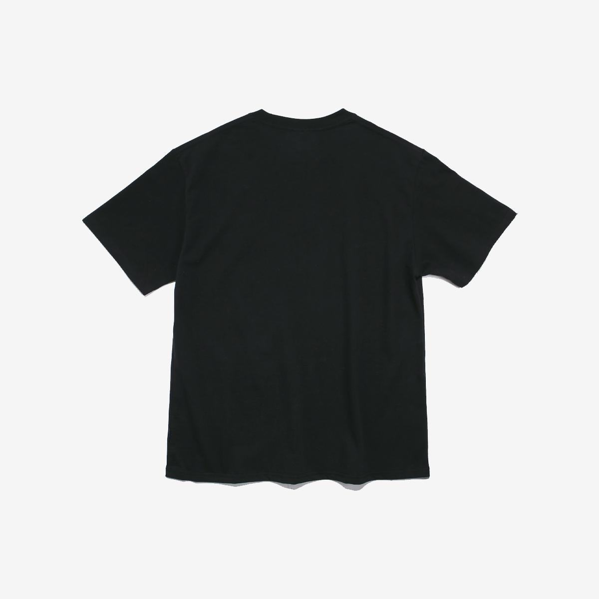 弧形小LOGO短袖T恤兩件組（白色/黑色）