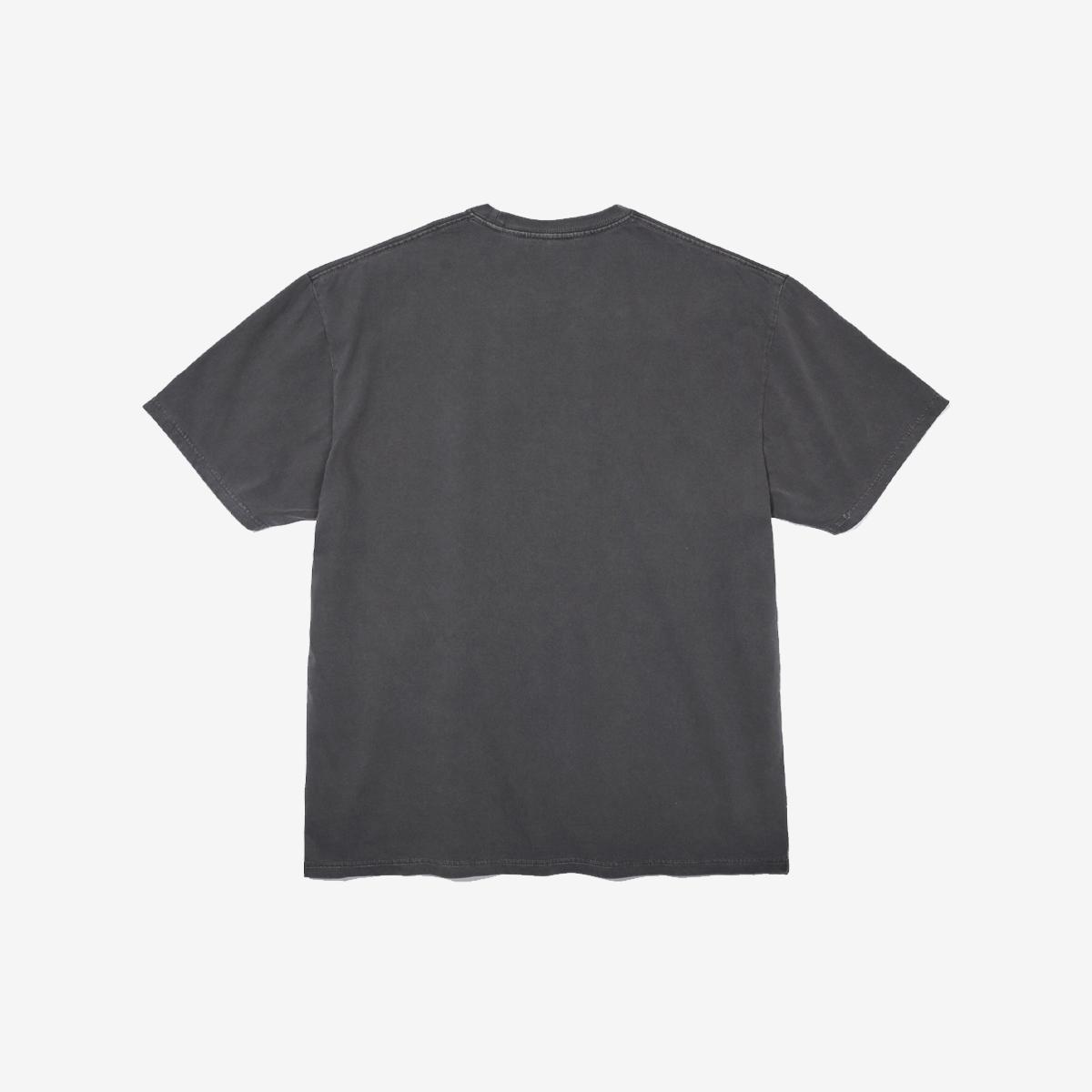 弧形小LOGO短袖T恤兩件組（白色/水洗黑炭色）