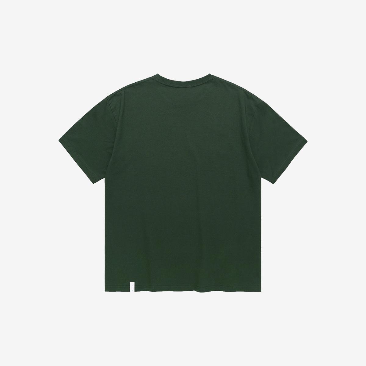 《Stray Kids同款》VARSITY LOGO短袖T恤（綠色）