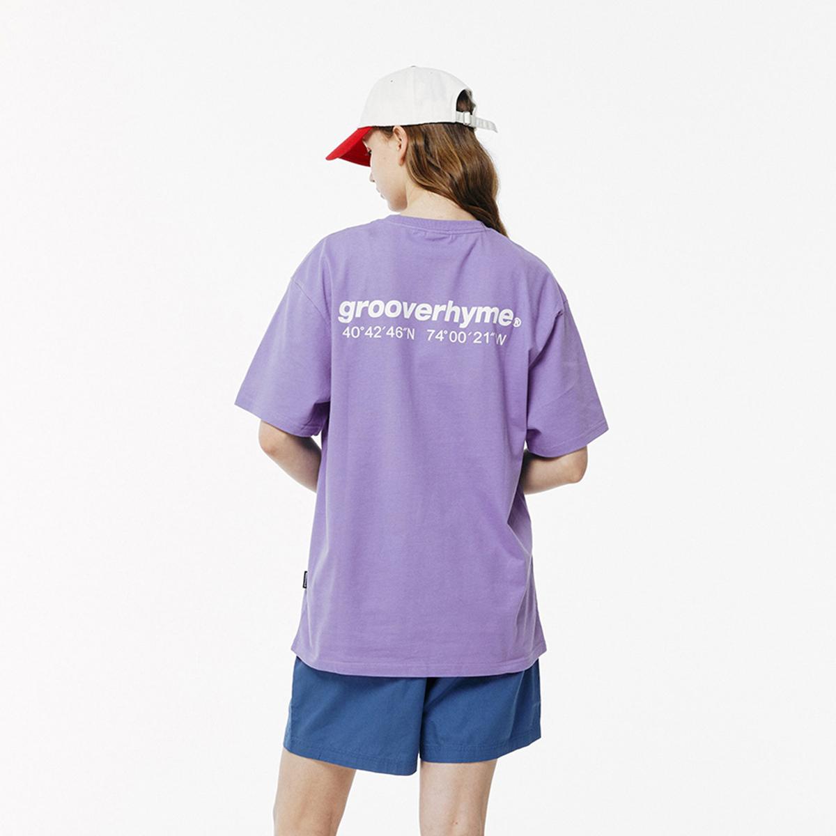 NYC LOCATION短袖T恤（紫色）