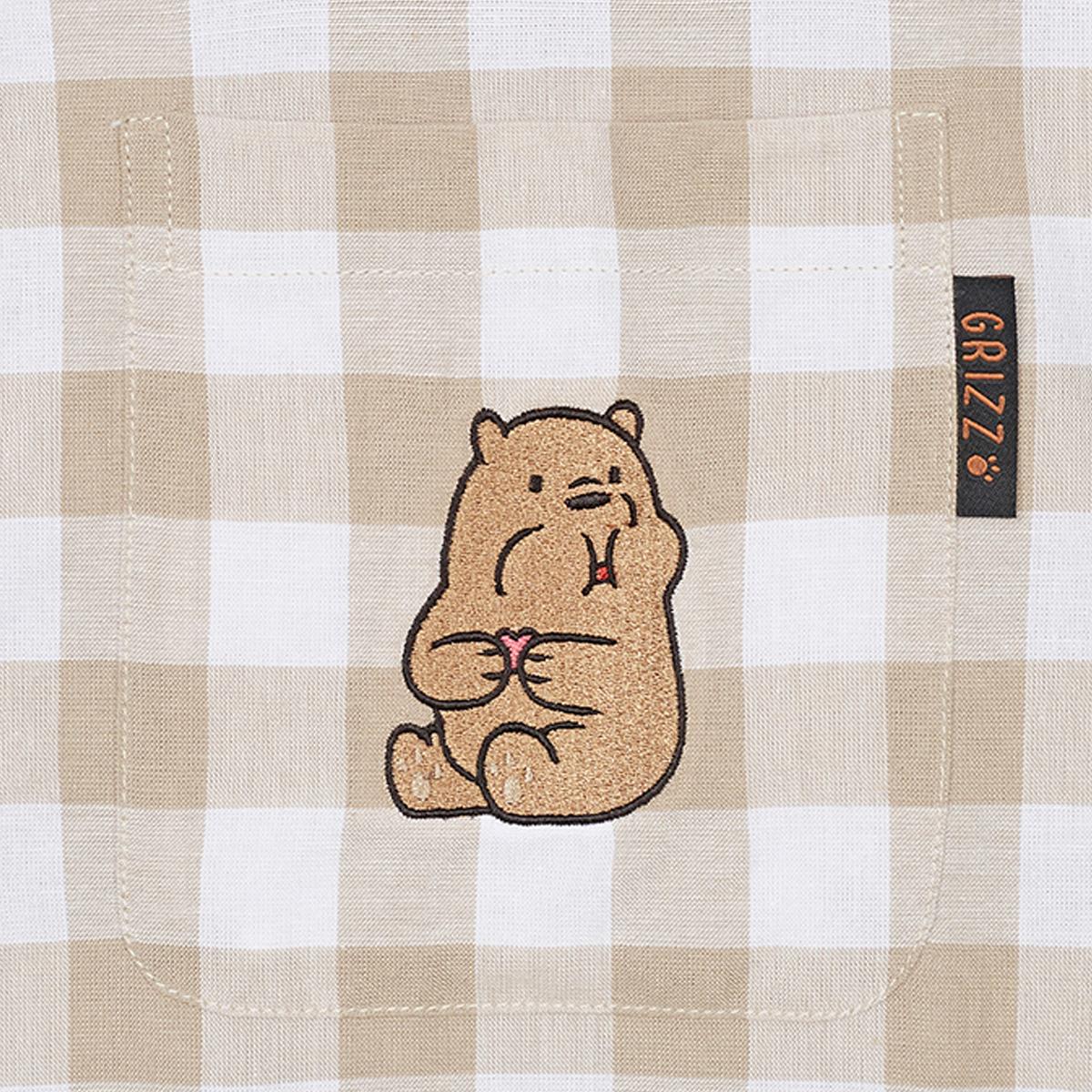 《熊熊遇見你聯名款》好夢小熊睡衣套裝（米色）