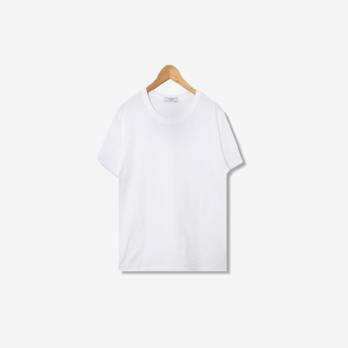 365 基本款圓領短袖T恤（白色）
