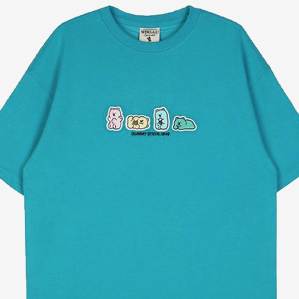 小熊軟糖短袖T恤（翡翠綠）