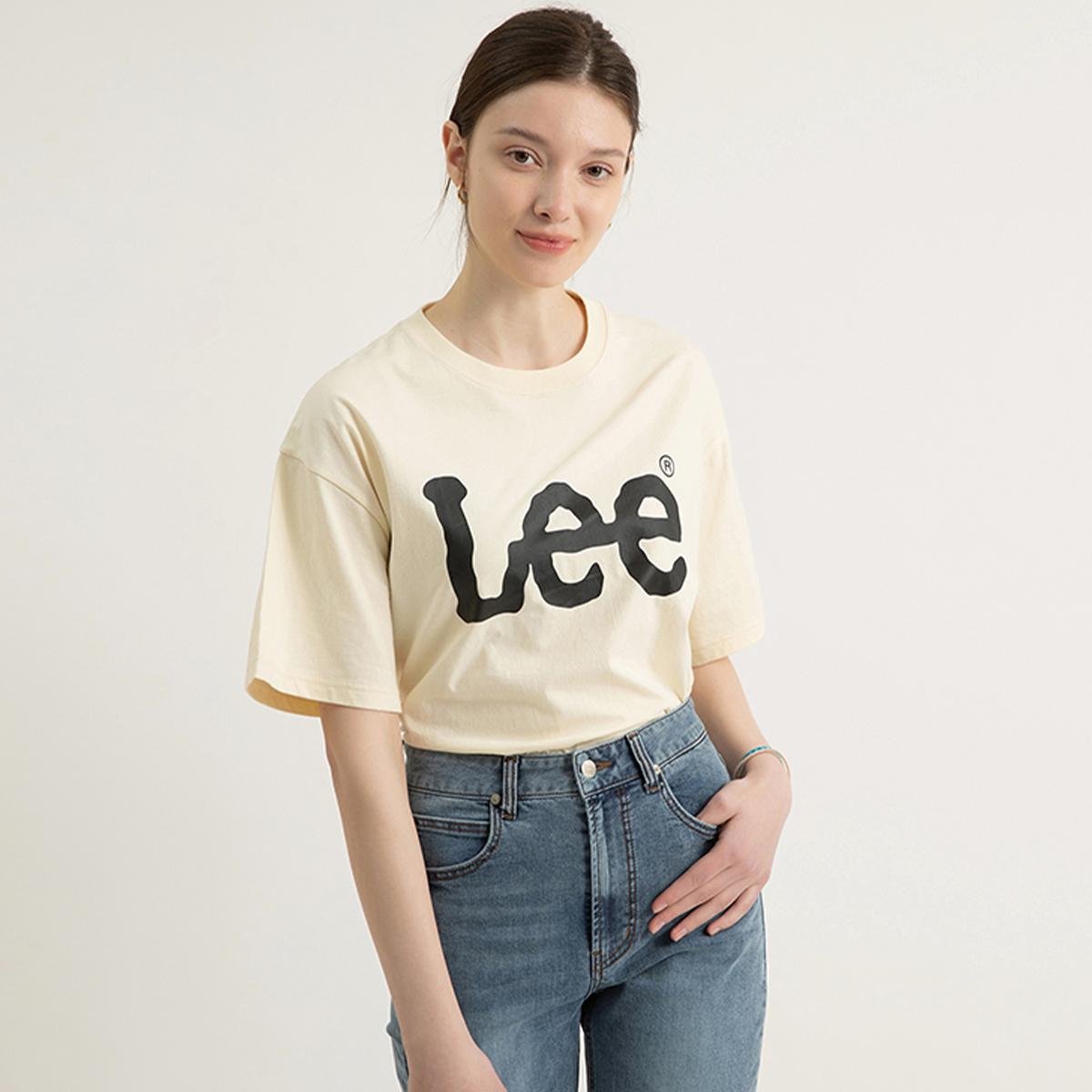 Áo T-shirt logo LEE (Màu trắng ngà)