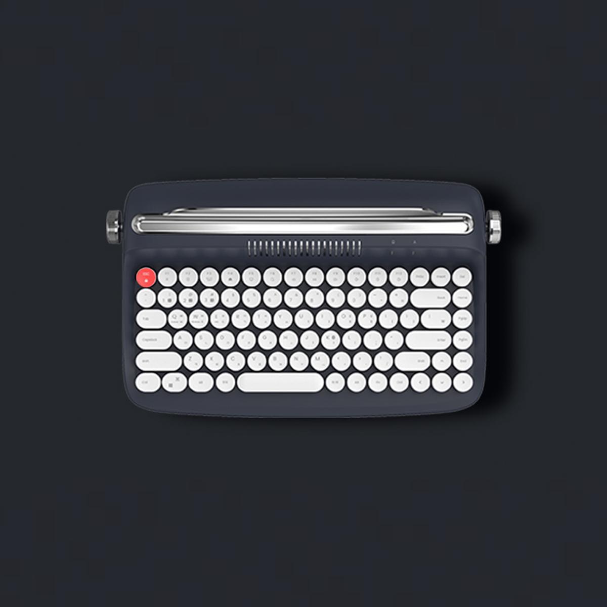 Retro Mini Bluetooth Multi-Pairing Wireless Keyboard