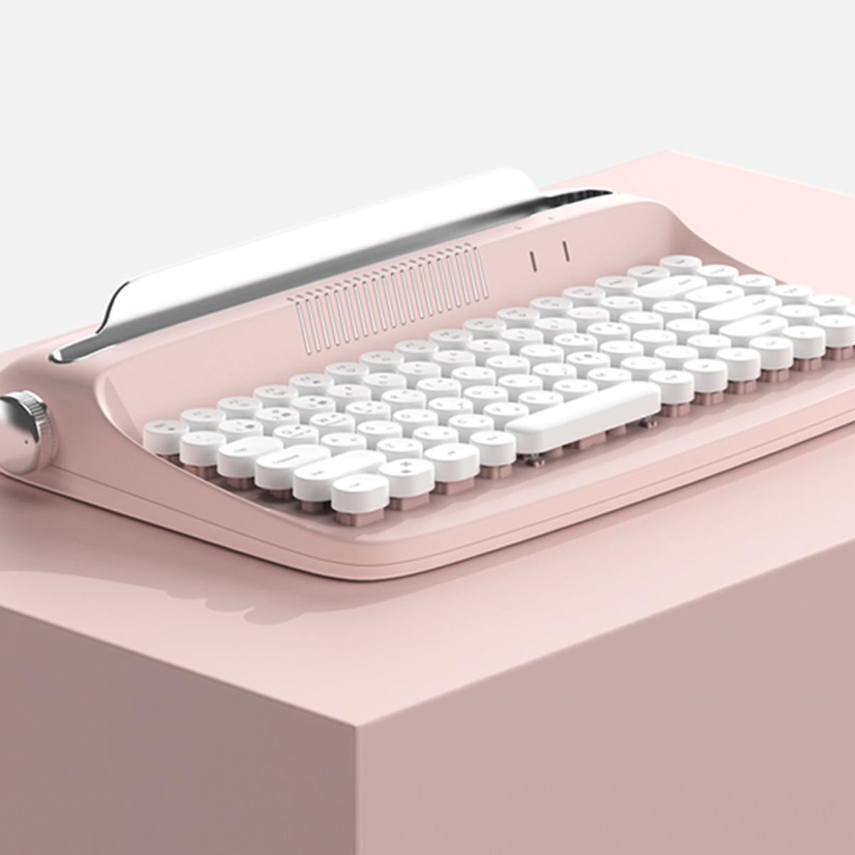 Retro Mini Bluetooth Multi-Pairing Wireless Keyboard
