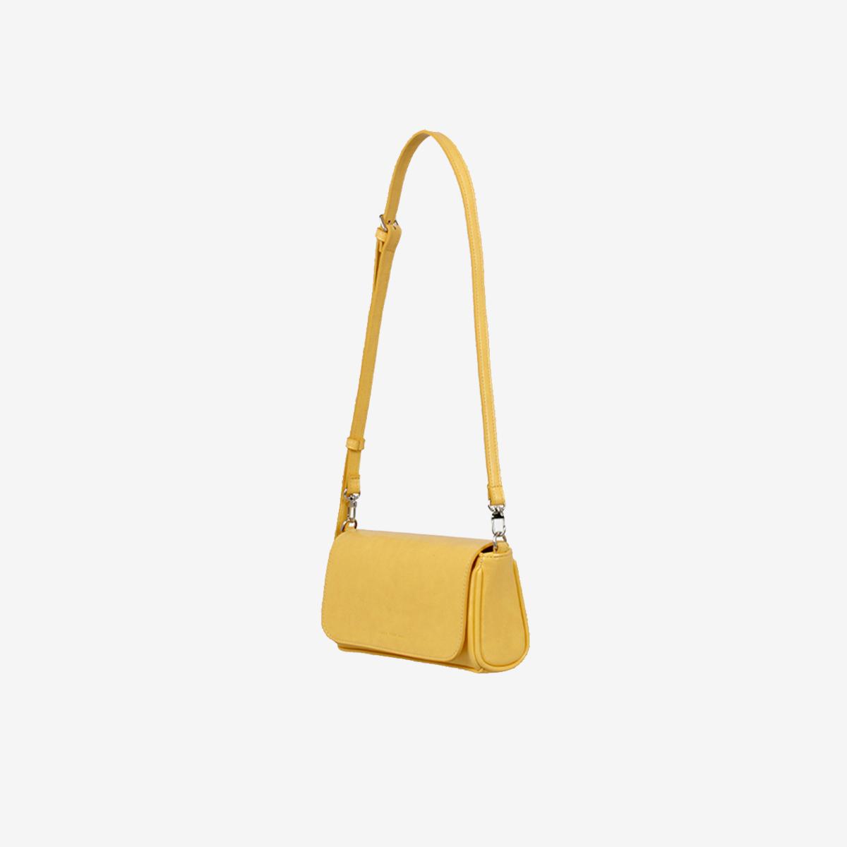 Oval Mini Shoulder/Crossbody Bag (Lemon)