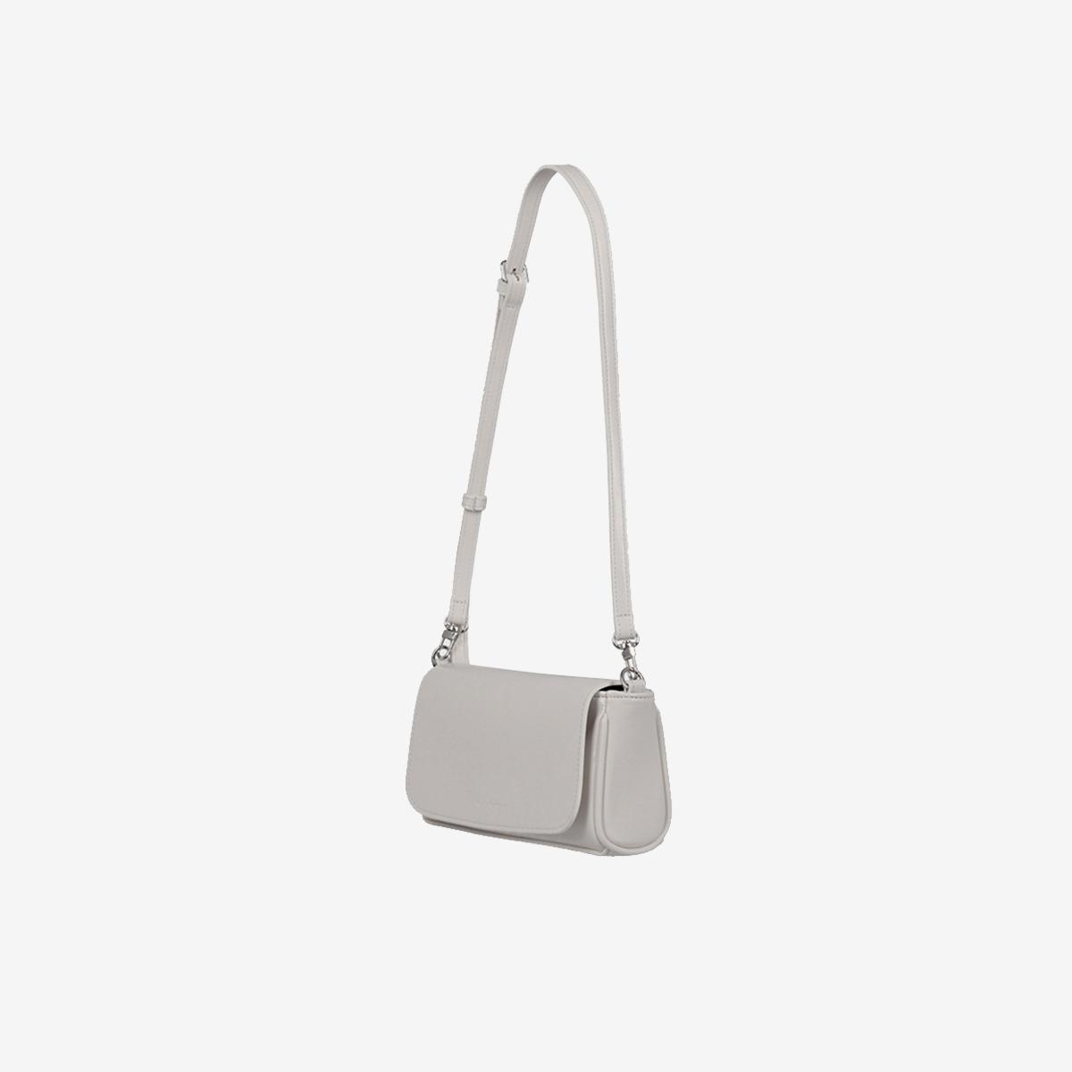 Oval Mini Shoulder/Crossbody Bag (Grey)