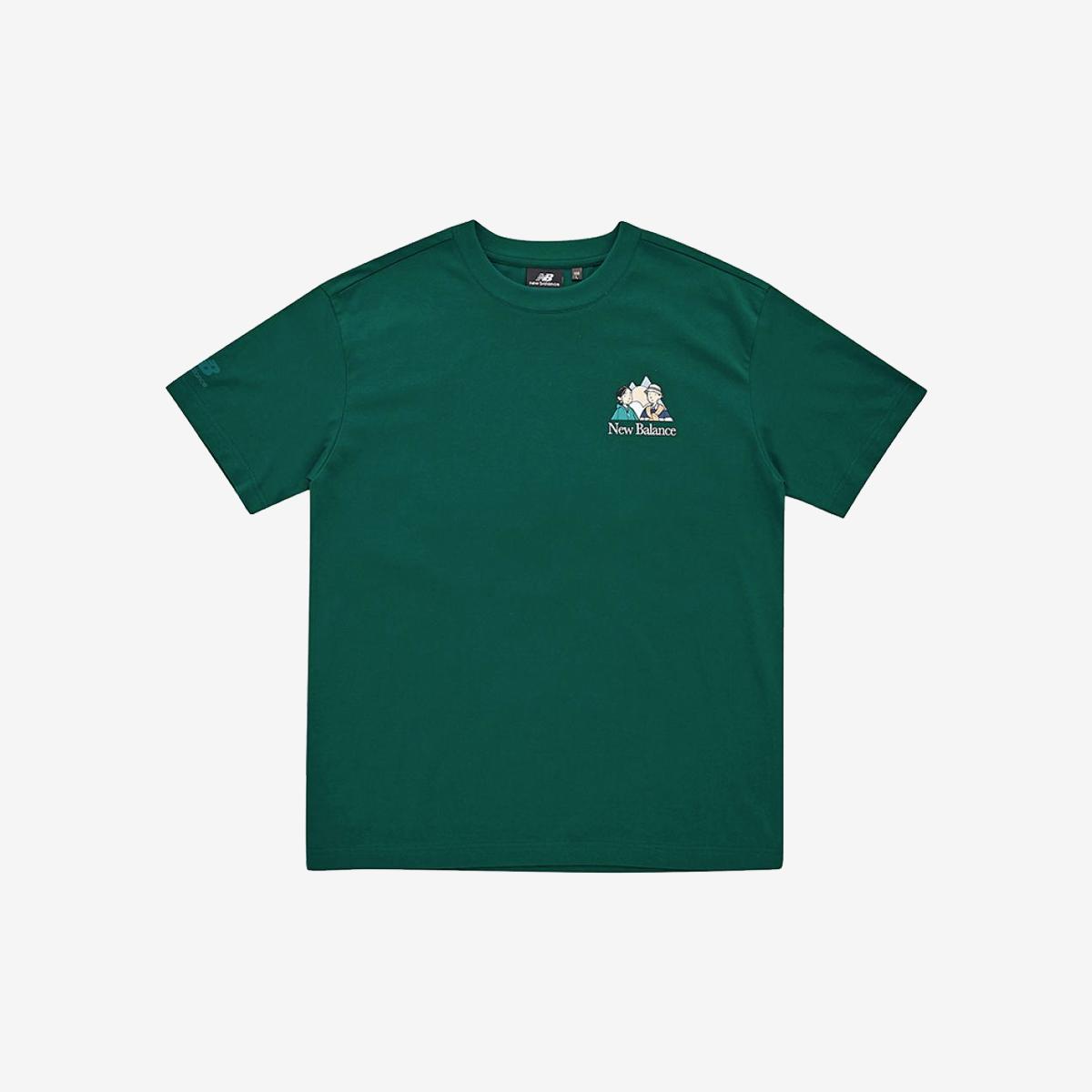 《IU同款》UNI IVY BOY&GIRL涼感短袖T恤（綠色）