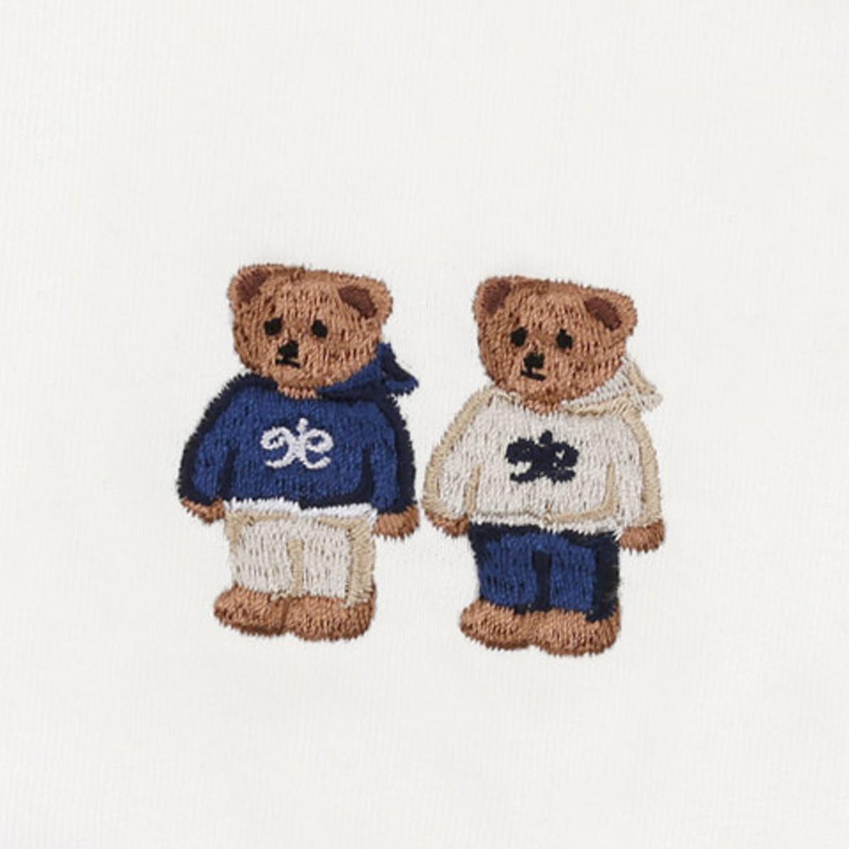 Twinlook Bear短袖T恤（奶油色）