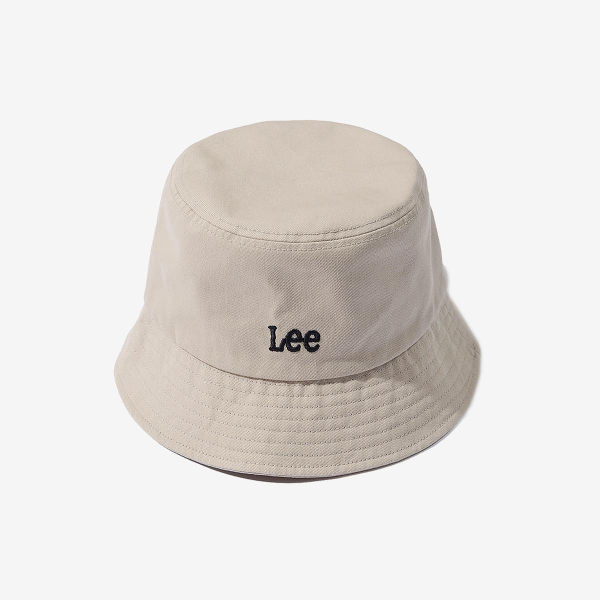 刺繡LOGO漁夫帽（米色）