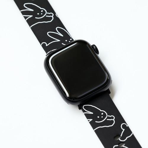 Apple Watch矽膠錶帶 ver.4（兔子）