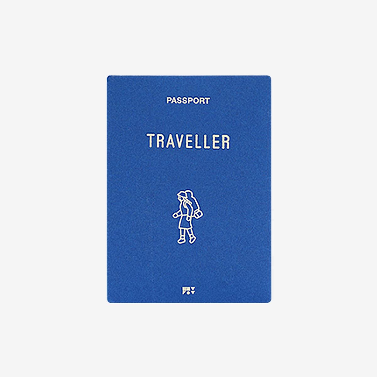 パスポートケース（TRAVELLER BLUE）