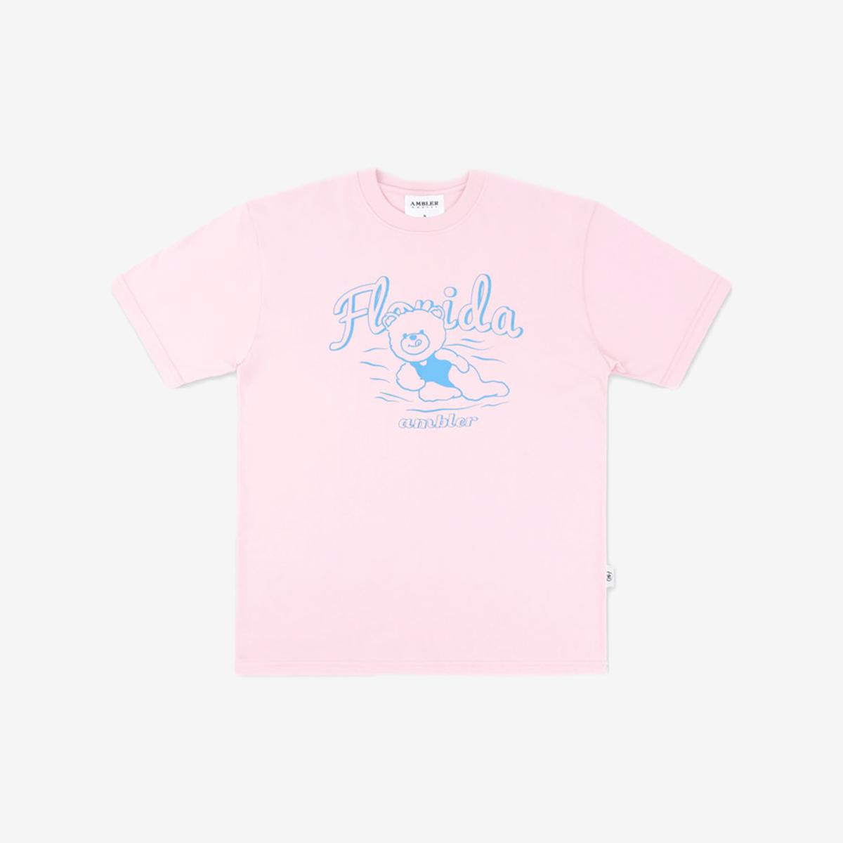 Florida短袖T恤（粉紅色）