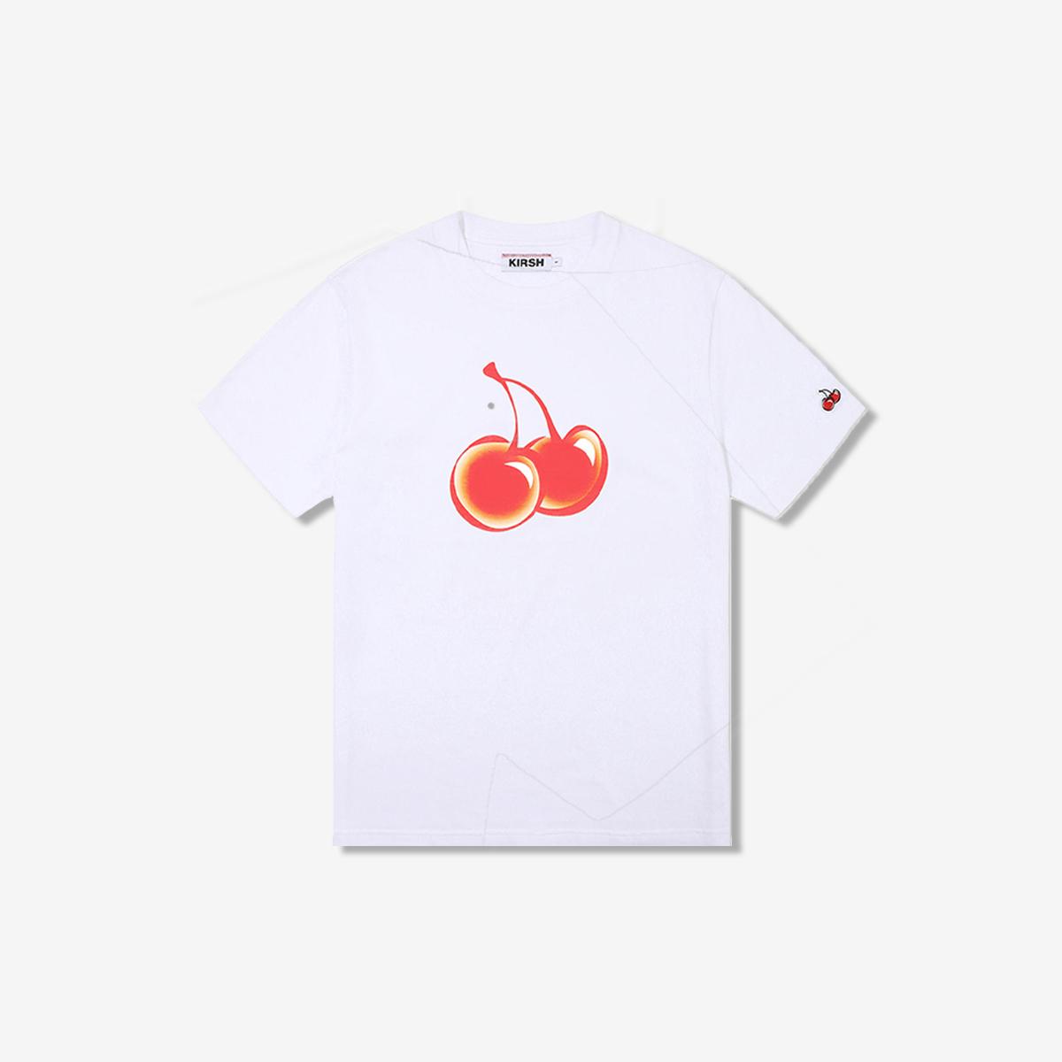 大櫻桃LOGO短袖T恤（白色）