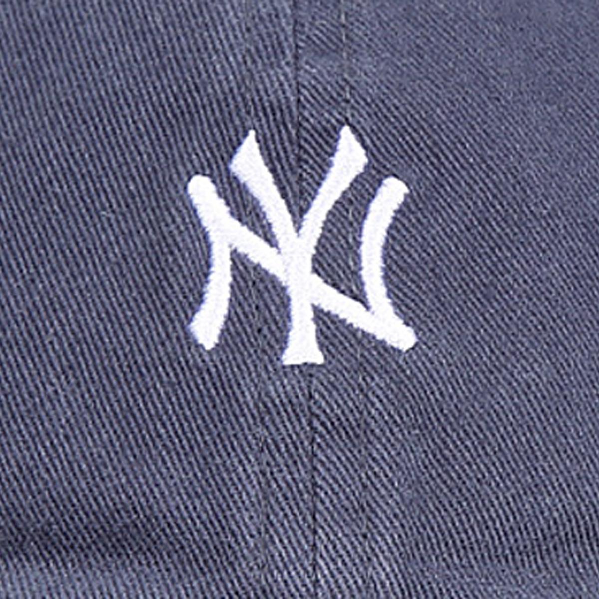 紐約洋基隊小LOGO棒球帽（復古海軍藍）