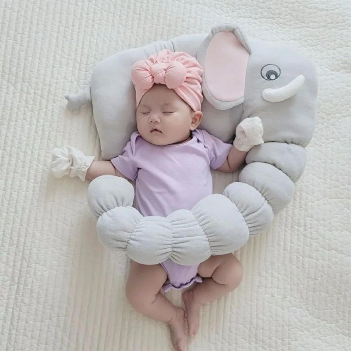動物造型寶寶陪睡枕