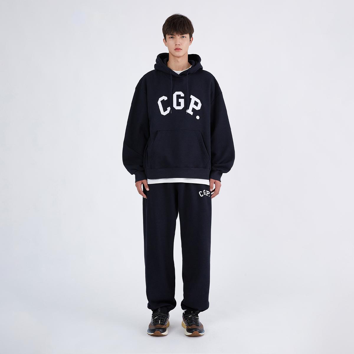 《SEVENTEEN Hoshi同款》CGP簡約Logo帽T運動套裝