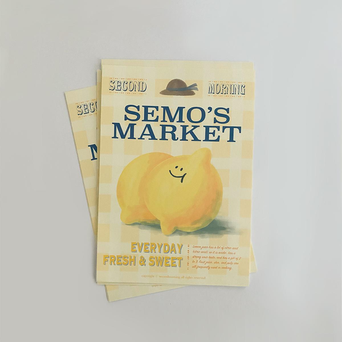 Semo Market迷你裝飾海報