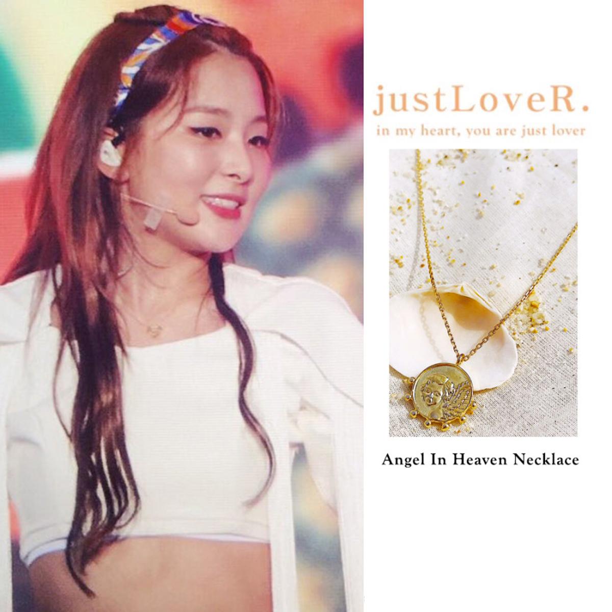 《BLACKPINK Rose’&Red Velvet 瑟琪同款》Angel In Heaven項鍊（金色-愛心）
