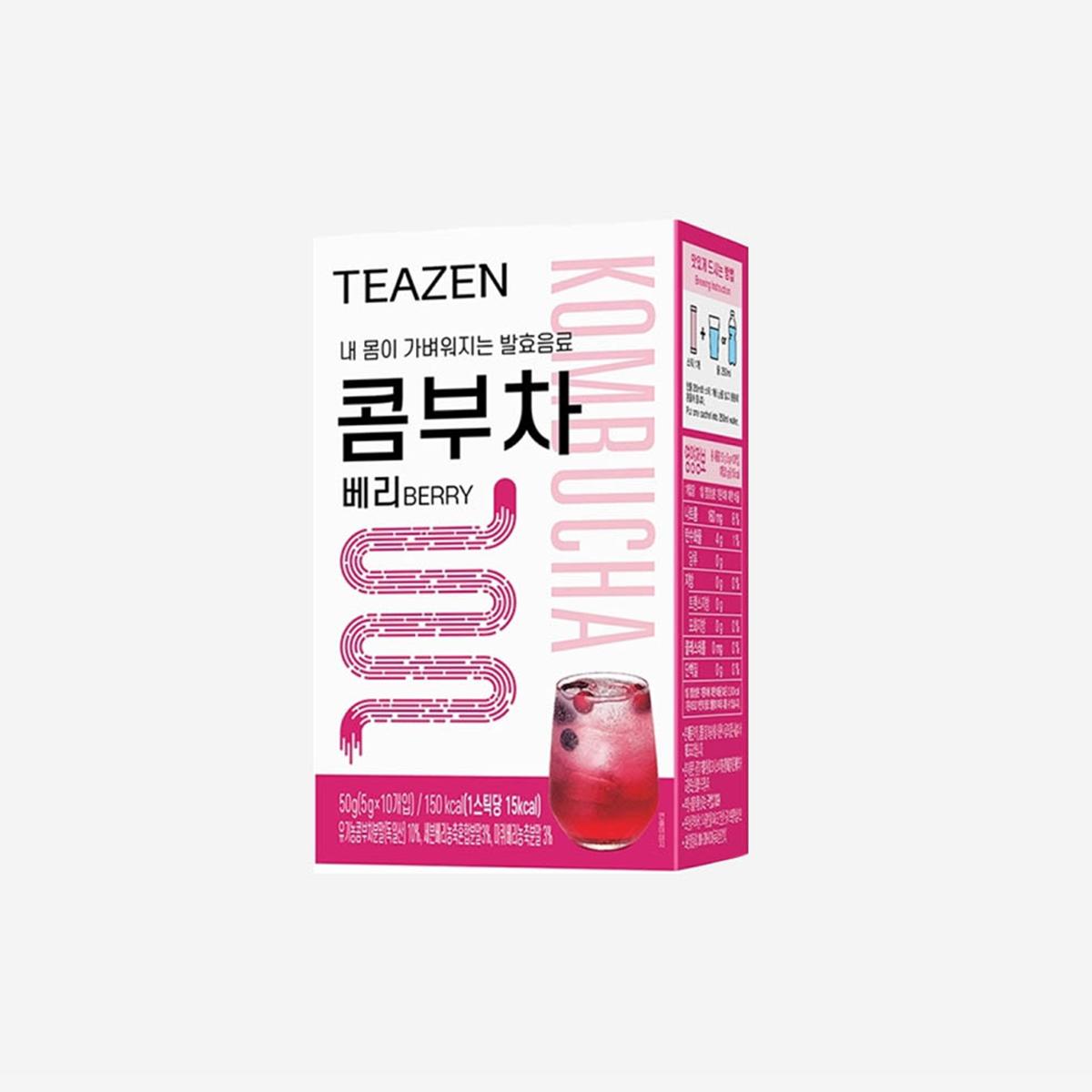 ⟪BTS同款⟫ 莓果味康普茶 (1盒10包)
