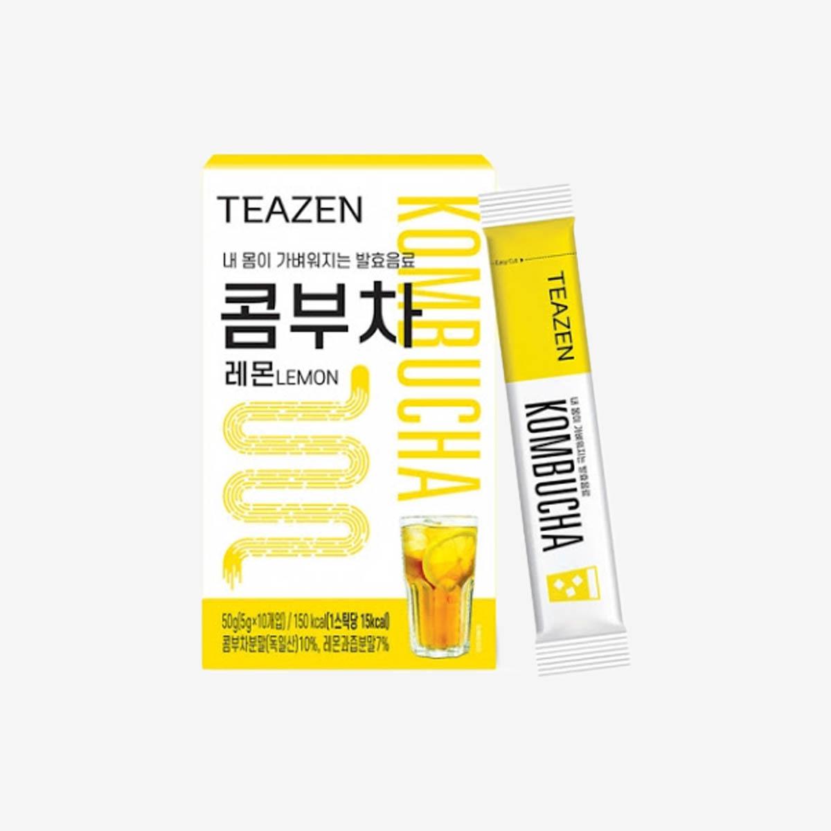 ⟪BTS同款⟫ 檸檬味康普茶 (1盒10個)