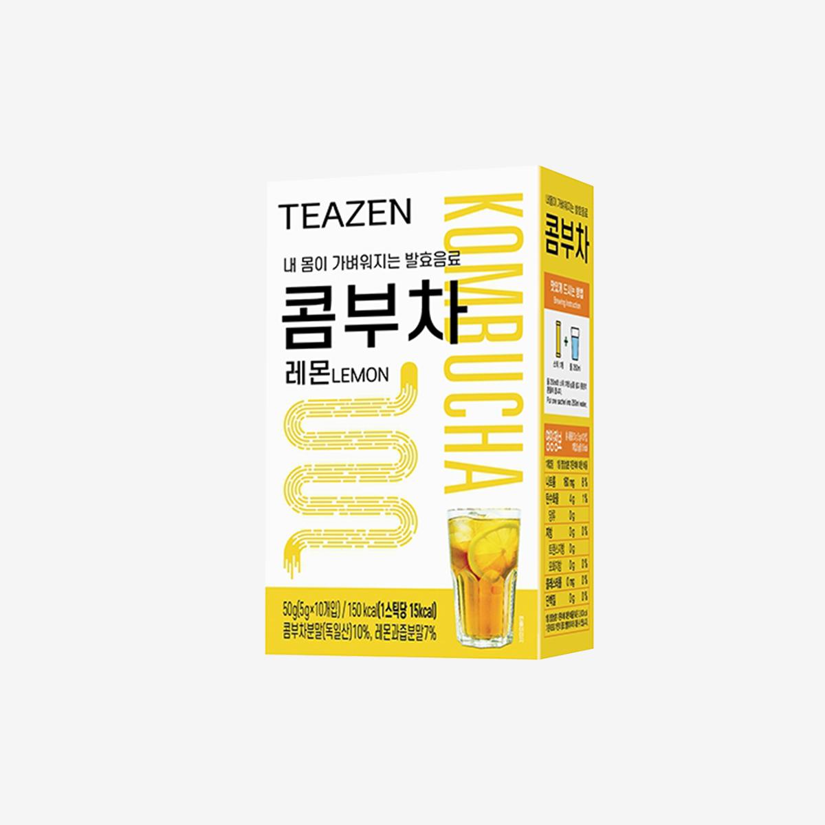 ⟪BTS同款⟫ 檸檬味康普茶 (1盒10包)
