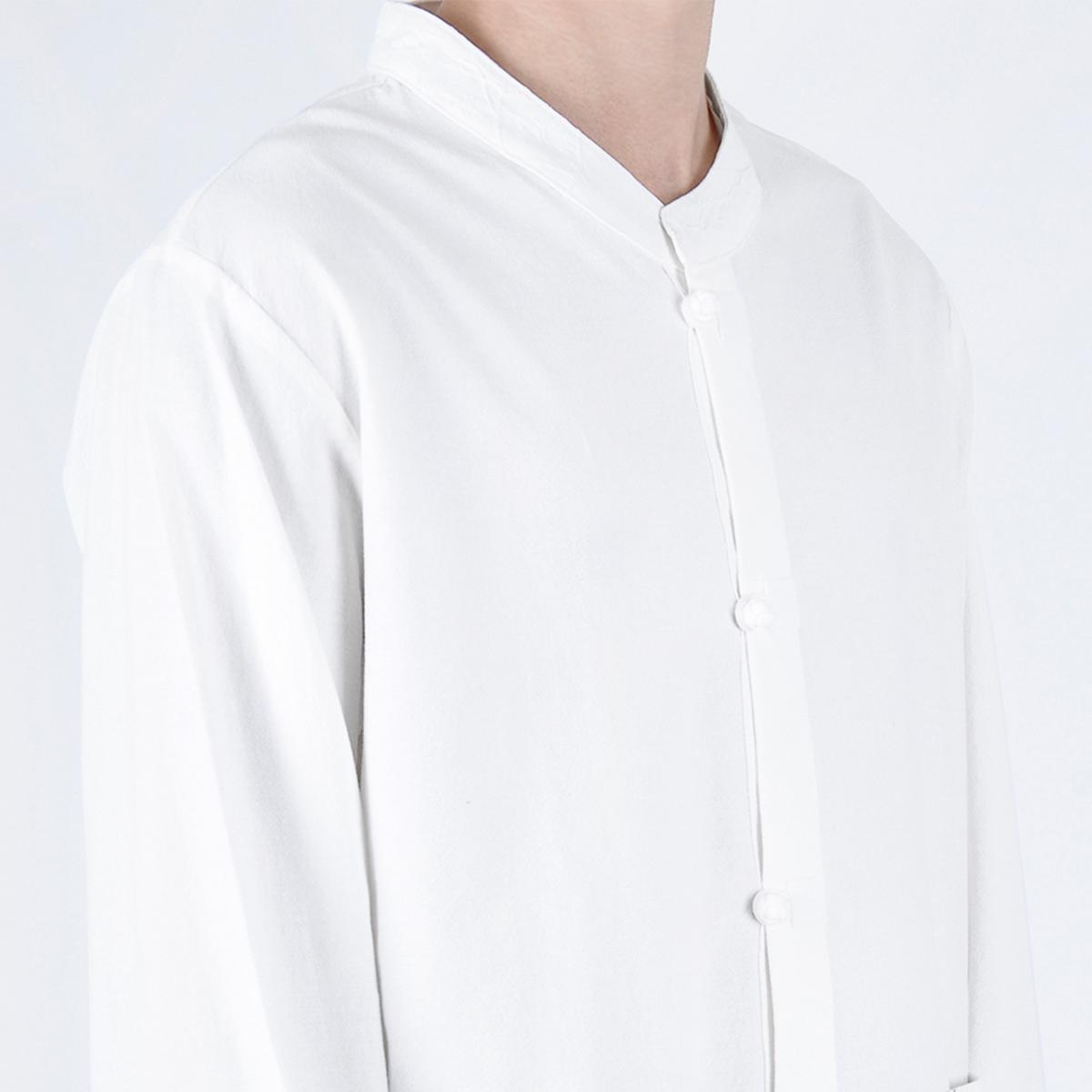 ⟪BTS 柾國同款⟫ 中式圓領改良韓服（白色 & 黑色）