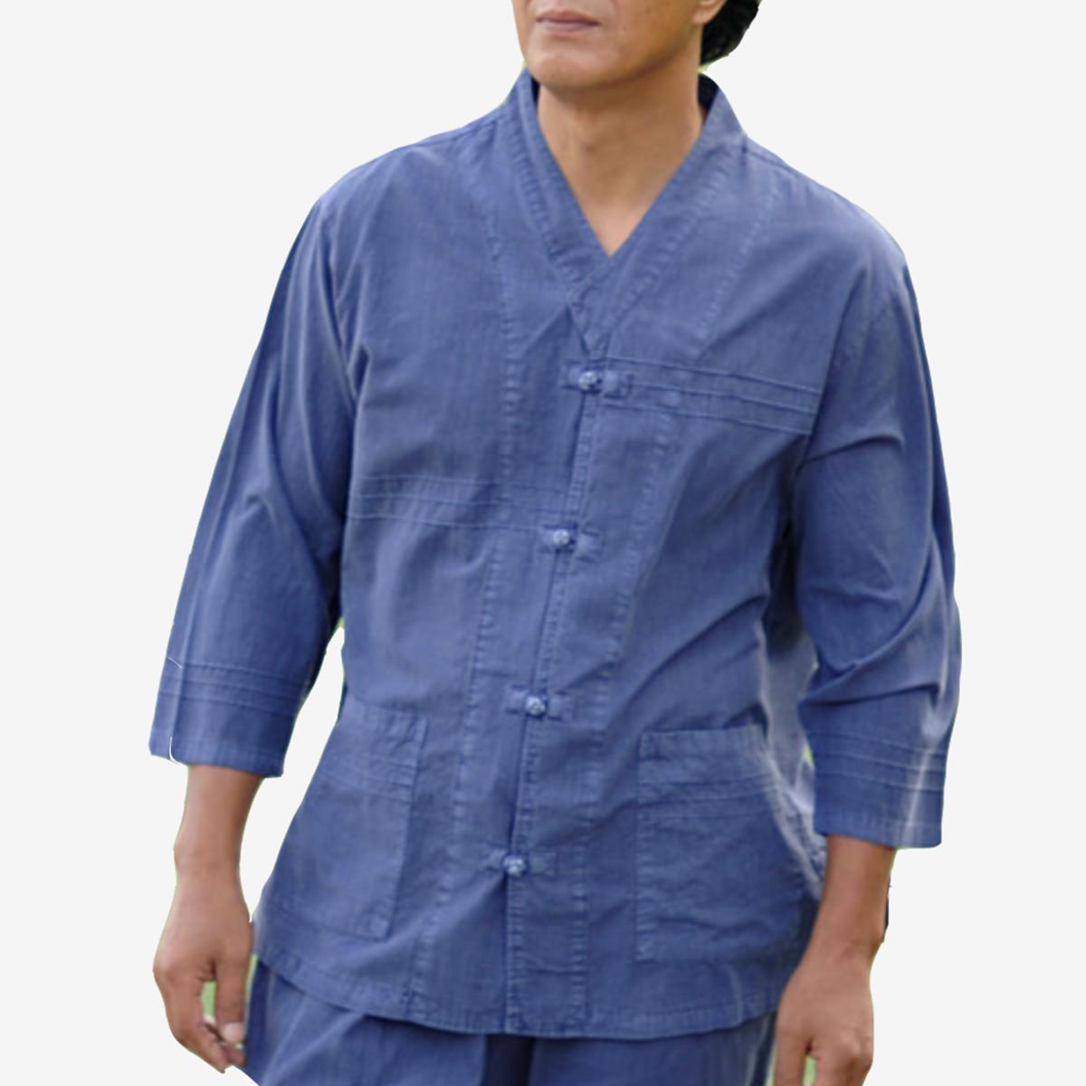 ⟪BTS柾國同款⟫ 3層打褶改良韓服（藍色）