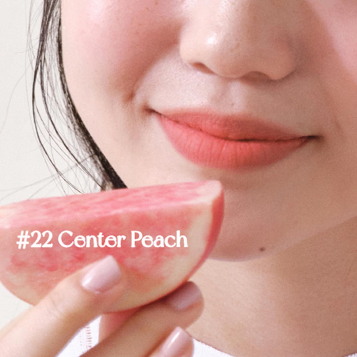 空氣感絲絨墨水唇釉（22 Center Peach）