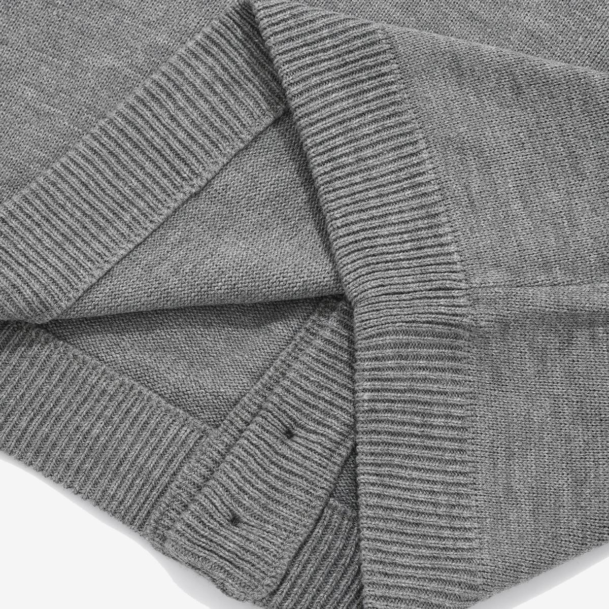 Angel布標針織外套（灰色）