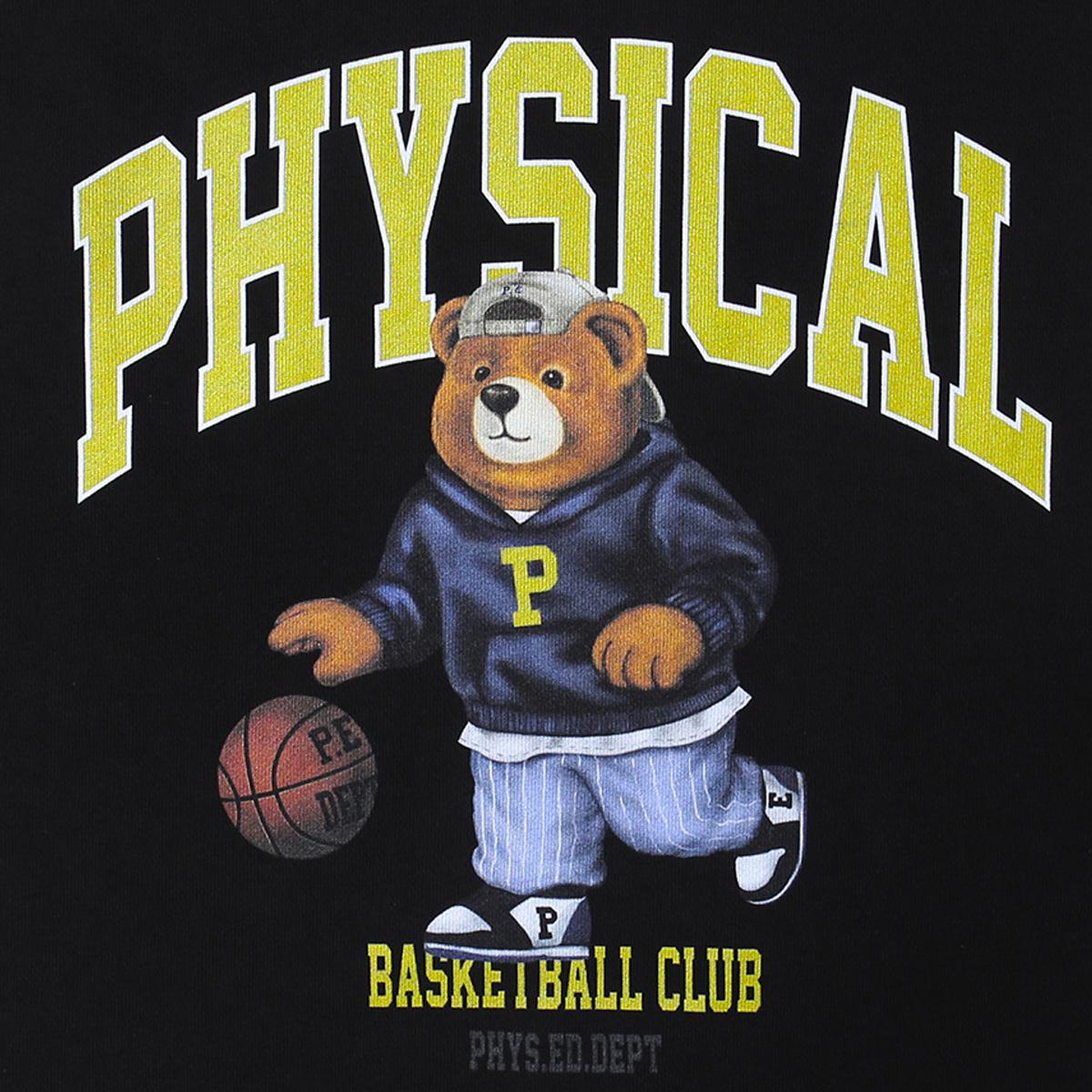 PHYPS 籃球小熊帽T（黑色）