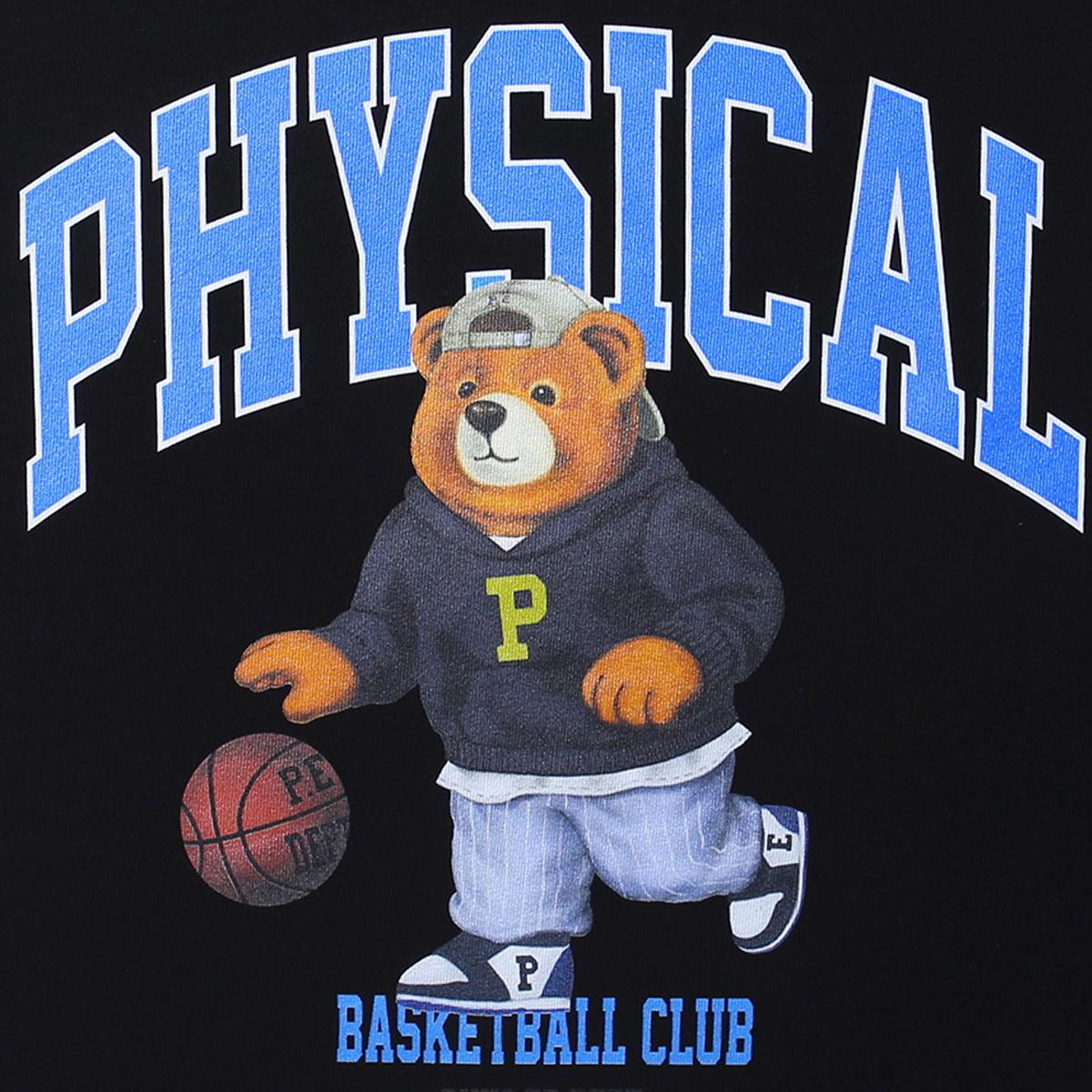 PHYPS 籃球小熊大學T（黑色）