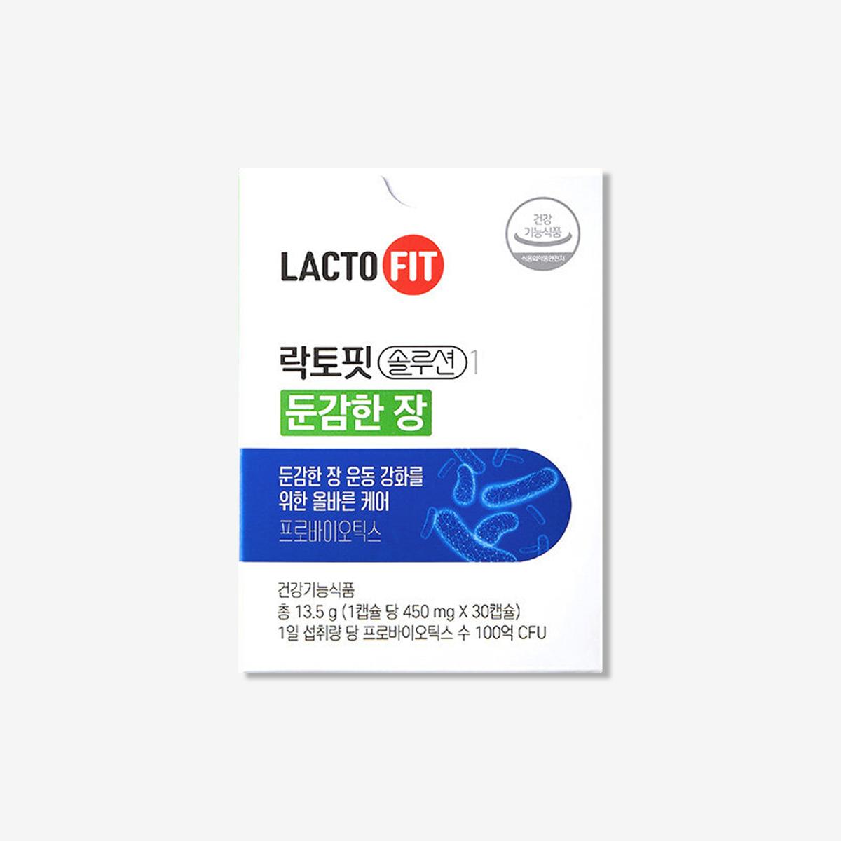 《朴敘俊代言》LACTO-FIT 腸道益生菌膠囊（30顆入）