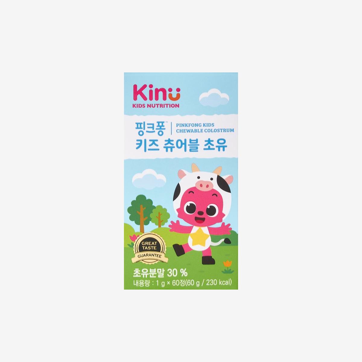 《Pinkfong聯名款》兒童初乳營養鈣片（60錠入）