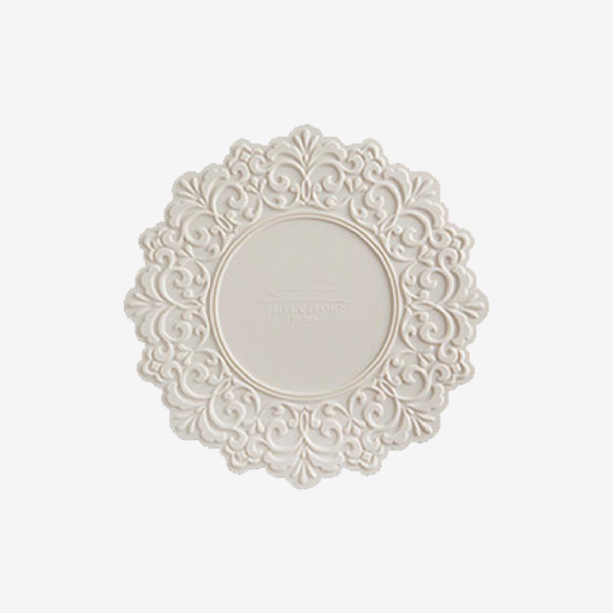 矽膠餐盤隔熱墊（白色）