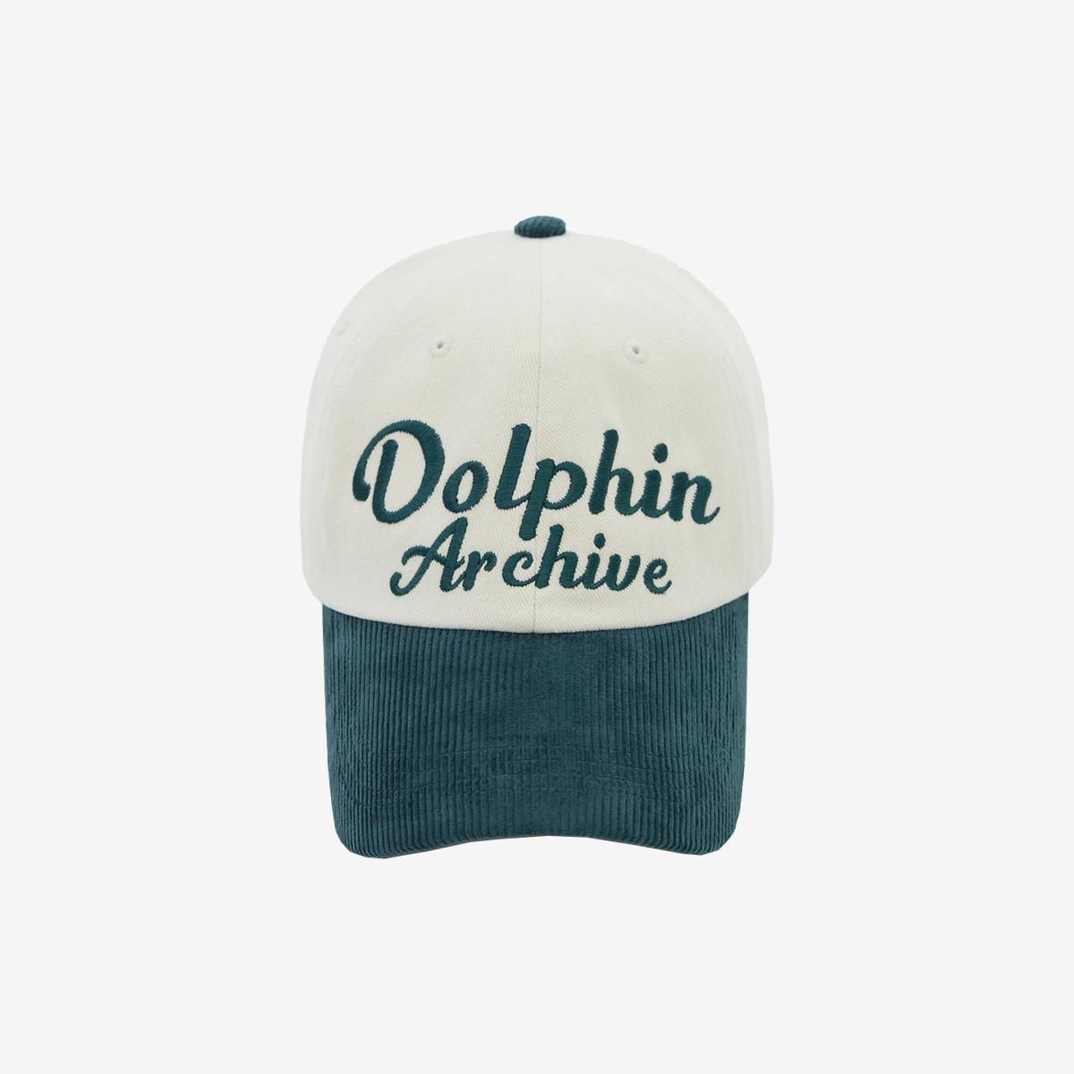 《BTS V同款》Dolphin Archive雙色棒球帽（綠色）